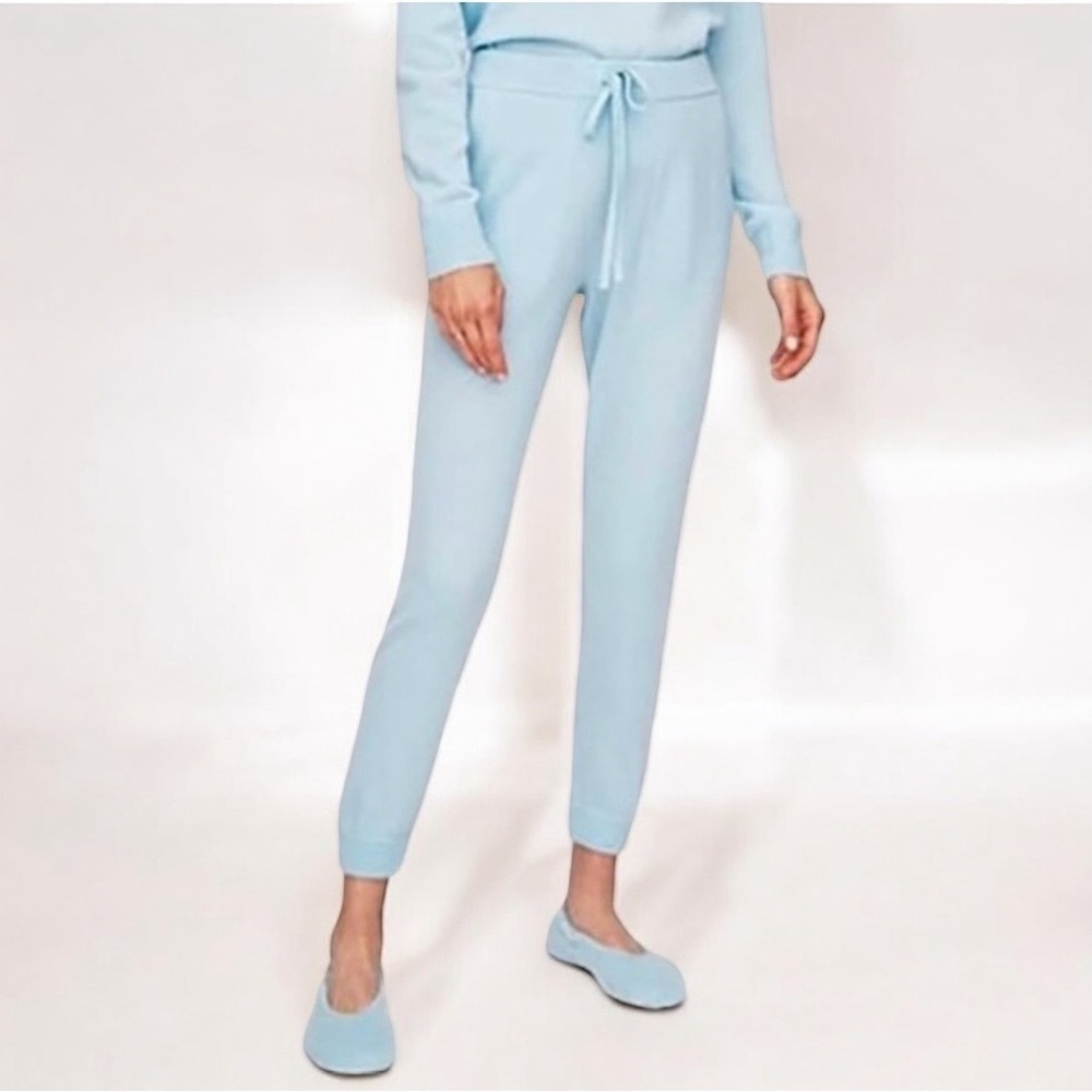 New! WHITE + WARREN 100% CASHMERE JOGGER SIZE LARGE